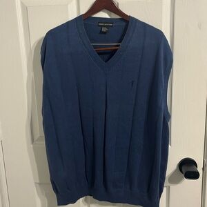 Fairway Outfitters Men's Sweater Vest Blue V-Neck XXL
